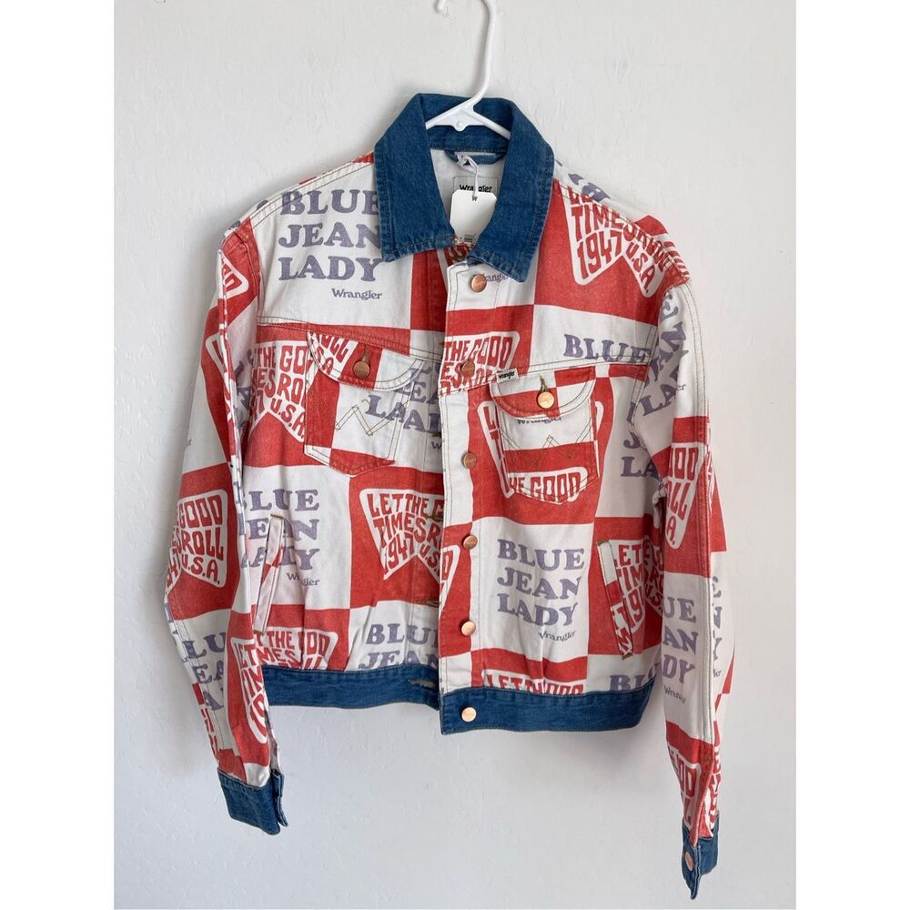 WRANGLER Blue Jean Lady Western Jacket Size Small NWT